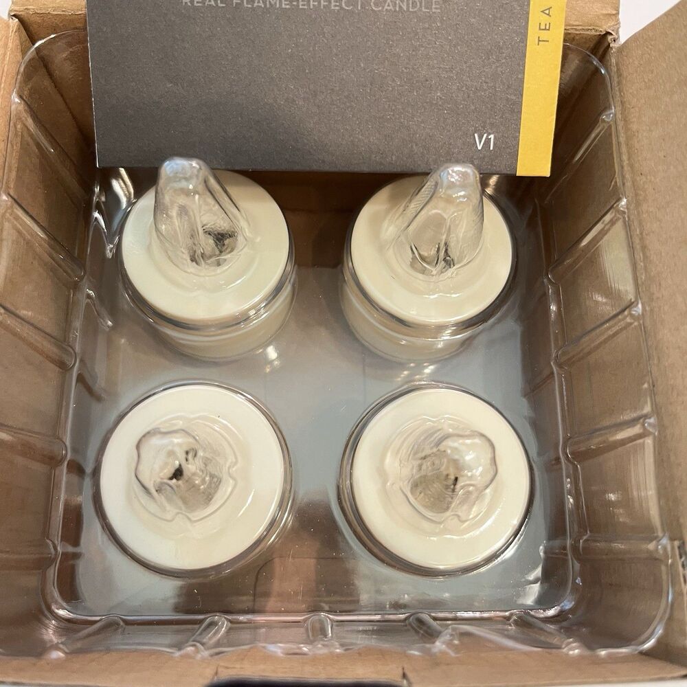 Luminara Flameless Moving Lot 6 Wick LED Battery Tea Light Candles w/Remote - Picture 7 of 11